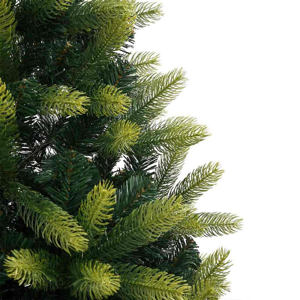 Keinotekoinen taitettava joulukuusi 150 LEDiä Vihreä 120 cm