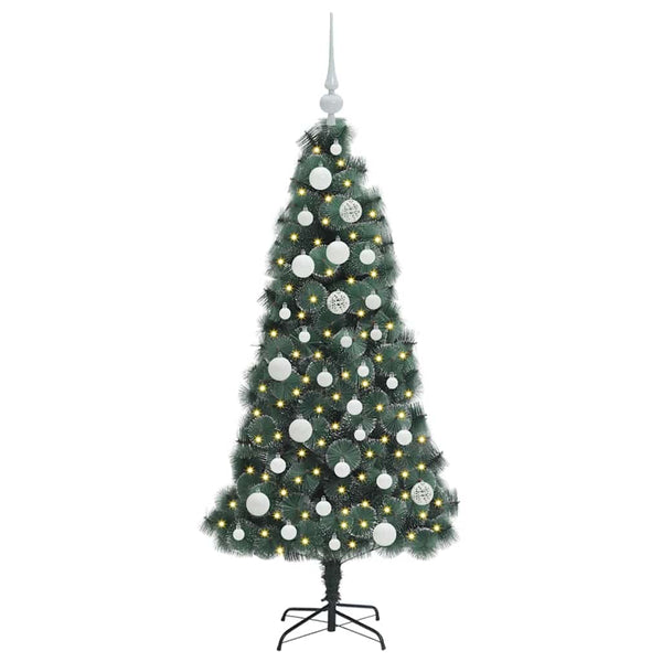 Tekovuoden Esivalmistettu Joulukuusi Pallosetillä Vihreä 120 cm