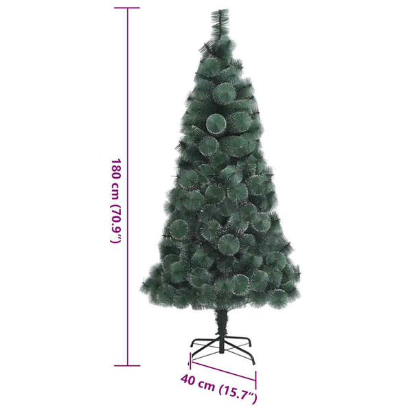 Tekoinen esivaloitu joulukuusi Vihreä 180 cm PET