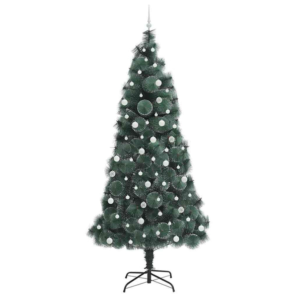 Tekokuusi esivalotettu joulukuusi pallosetillä Vihreä 240 cm