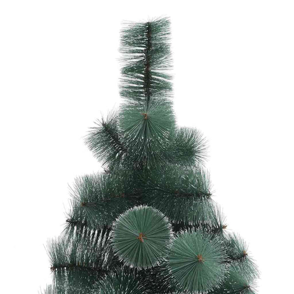 Teko pre-lit joulukuusi palloilla jalustalla Vihreä 240 cm PET