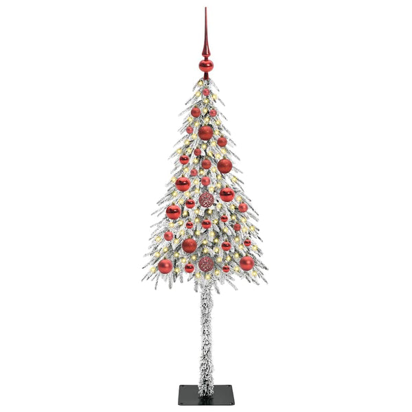 Joulukuusi Valkoinen 120 cm PE ja Teräs