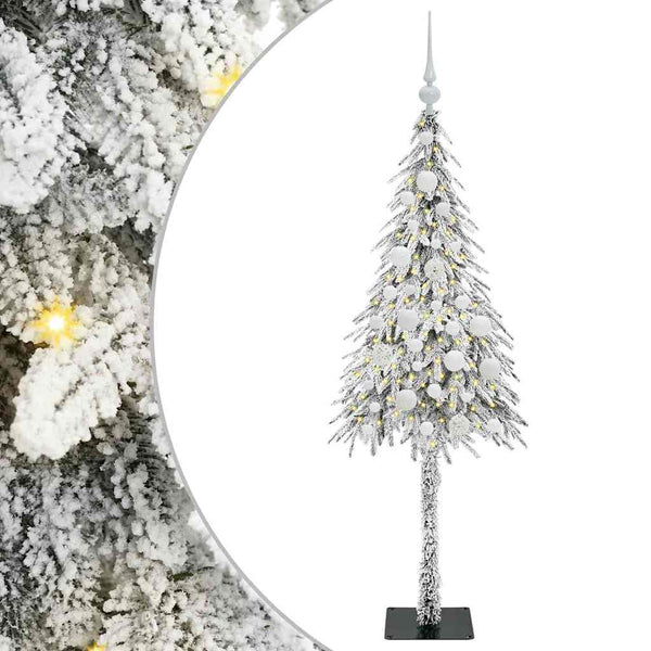 Joulukuusi Valkoinen 120 cm PE ja Teräs