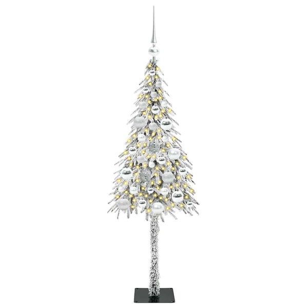 Joulukuusi Valkoinen 120 cm PE ja Teräs