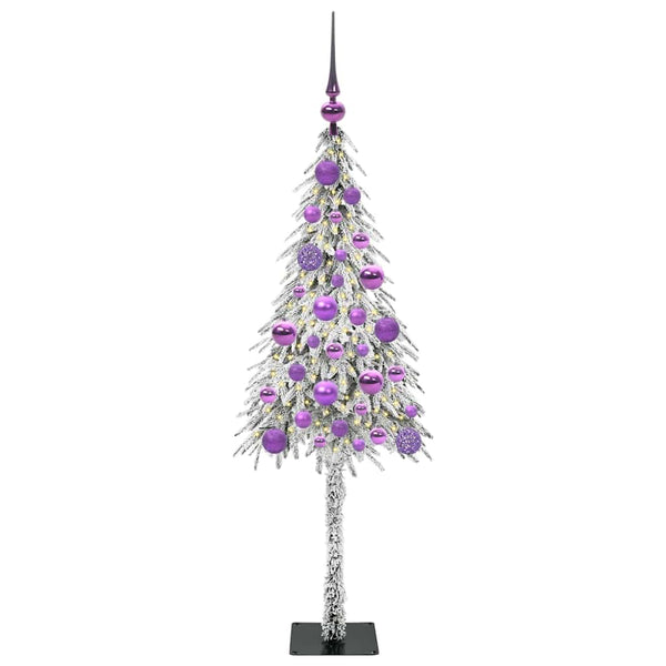 Joulukuusi Valkoinen 120 cm PE ja Teräs