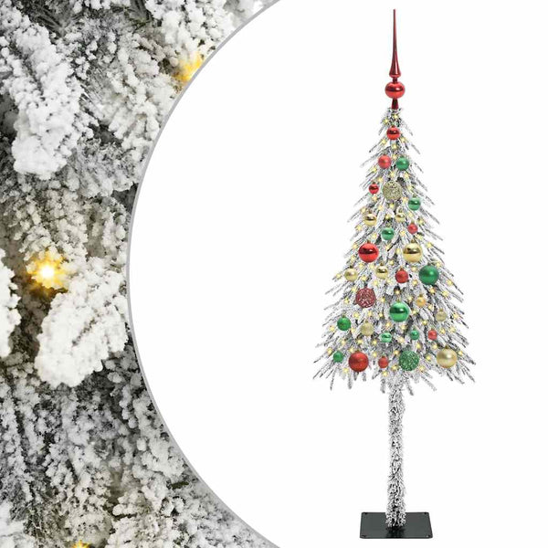 Joulukuusi Valkoinen 120 cm PE ja Teräs