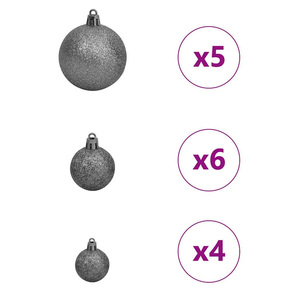 Joulukuusi 150 LED-valoilla Valkoinen 150 cm PE ja Teräs