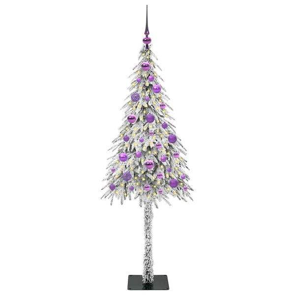 Joulukuusi Valkoinen 150 cm PE ja Teräs