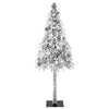 Joulukuusi 300 LED-valoilla Valkoinen 180 cm PE ja Teräs