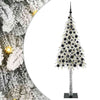 Joulukuusi 300 LED-valoilla Valkoinen 180 cm PE ja Teräs