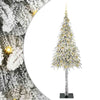 Joulukuusi 300 LED-valoilla Valkoinen 180 cm PE ja Teräs