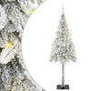 Joulukuusi 300 LED-valoilla Valkoinen 180 cm PE ja Teräs