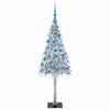 Joulukuusi 300 LED-valoilla Valkoinen 180 cm PE ja Teräs