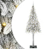 Joulukuusi 300 LED-valoilla Valkoinen 210 cm PE ja Teräs