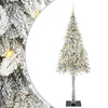 Joulukuusi 300 LED-valoilla Valkoinen 210 cm PE ja Teräs