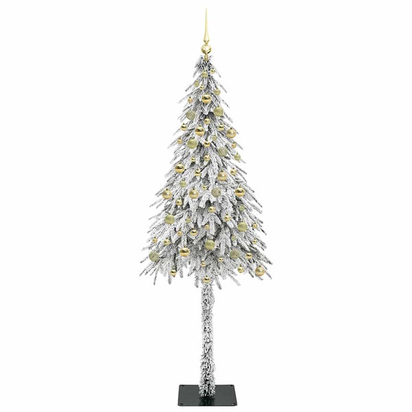 Joulukuusi 300 LED-valoilla Valkoinen 210 cm PE ja Teräs