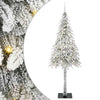 Joulukuusi 300 LED-valoilla Valkoinen 210 cm PE ja Teräs