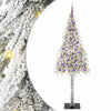 Joulukuusi 300 LED-valoilla Valkoinen 210 cm PE ja Teräs