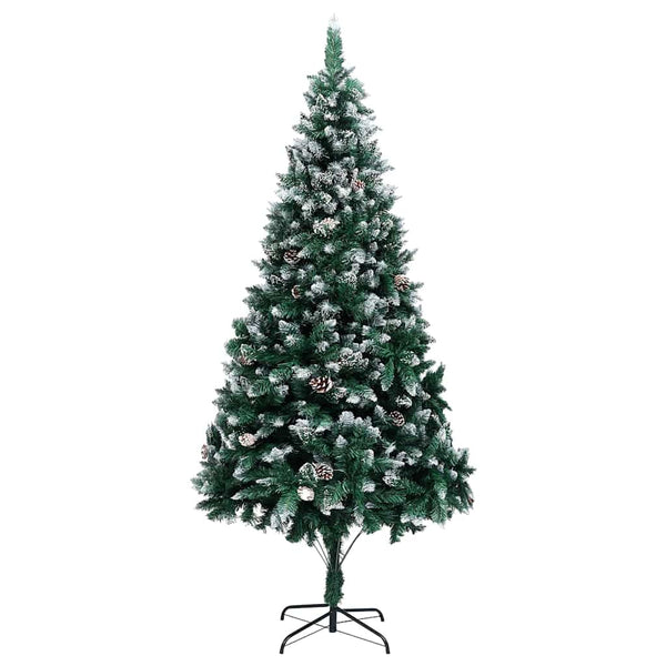 Tekojoulukuusi Vihreä 240 cm PVC:tä ja Terästä ja Muovia