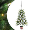 Joulukuusi 150 LED-valoilla jalustalla Vihreä 65 cm PE