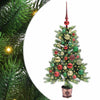 Joulukuusi 150 LED-valoilla jalustalla Vihreä 90 cm PE
