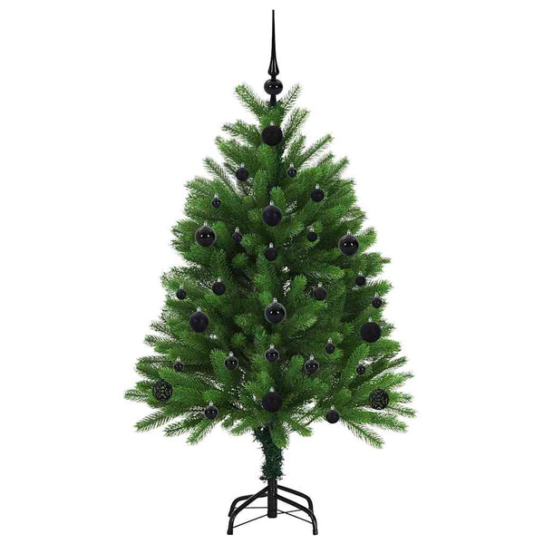Joulukuusi 150 LED-valoilla jalustalla Vihreä 120 cm PE