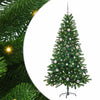 Joulukuusi 150 LED-valoilla jalustalla Vihreä 150 cm PE