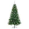 Joulukuusi 150 LED-valoilla jalustalla Vihreä 150 cm PE