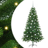 Joulukuusi 150 LED-valoilla jalustalla Vihreä 150 cm PE