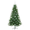 Joulukuusi 150 LED-valoilla jalustalla Vihreä 150 cm PE