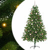 Joulukuusi 300 LED-valoilla jalustalla Vihreä 180 cm PE