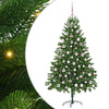 Joulukuusi 300 LED-valoilla jalustalla Vihreä 180 cm PE