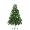 Joulukuusi 300 LED-valoilla jalustalla Vihreä 180 cm PE