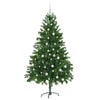 Joulukuusi 300 LED-valoilla jalustalla Vihreä 180 cm PE