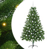 Joulukuusi 300 LED-valoilla jalustalla Vihreä 180 cm PE