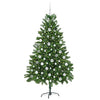 Joulukuusi 300 LED-valoilla jalustalla Vihreä 180 cm PE