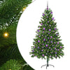 Joulukuusi 300 LED-valoilla jalustalla Vihreä 180 cm PE