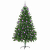 Joulukuusi 300 LED-valoilla jalustalla Vihreä 180 cm PE