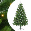 Joulukuusi 300 LED-valoilla jalustalla Vihreä 210 cm PE