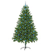 Joulukuusi 300 LED-valoilla jalustalla Vihreä 210 cm PE