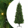 Joulukuusi 300 LED-valoilla jalustalla Vihreä 240 cm PE