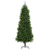 Joulukuusi 300 LED-valoilla jalustalla Vihreä 240 cm PE