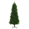 Joulukuusi 300 LED-valoilla jalustalla Vihreä 240 cm PE