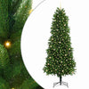 Joulukuusi LED-valoilla Vihreä 240 cm PE