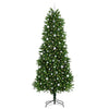 Joulukuusi 300 LED-valoilla jalustalla Vihreä 240 cm PE