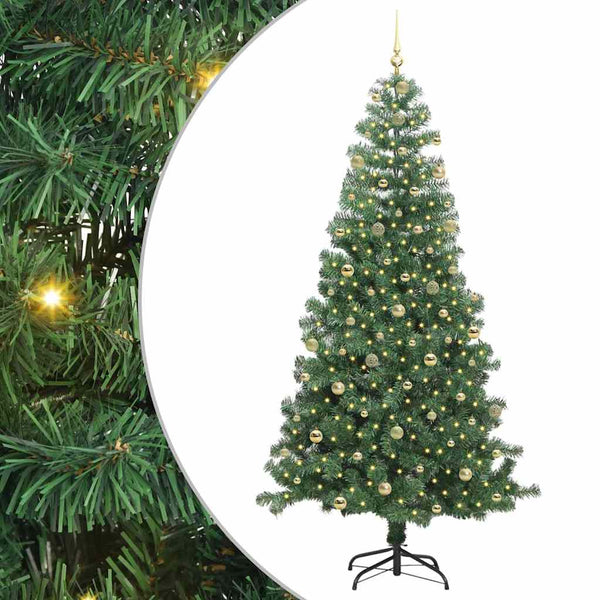 Joulukuusi Vihreä 240 cm Polyvinyylikloridi