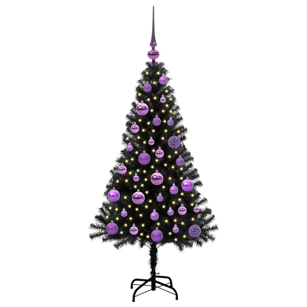 Joulukuusi Musta 120 cm Polyvinyylikloridi
