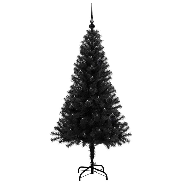Joulukuusi Musta 150 cm Polyvinyylikloridi