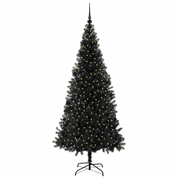 Joulukuusi Musta 210 cm Polyvinyylikloridi
