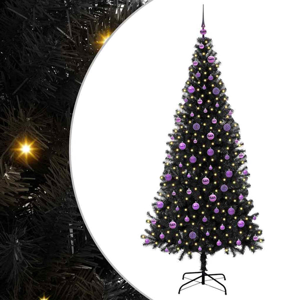 Joulukuusi Musta 210 cm Polyvinyylikloridi
